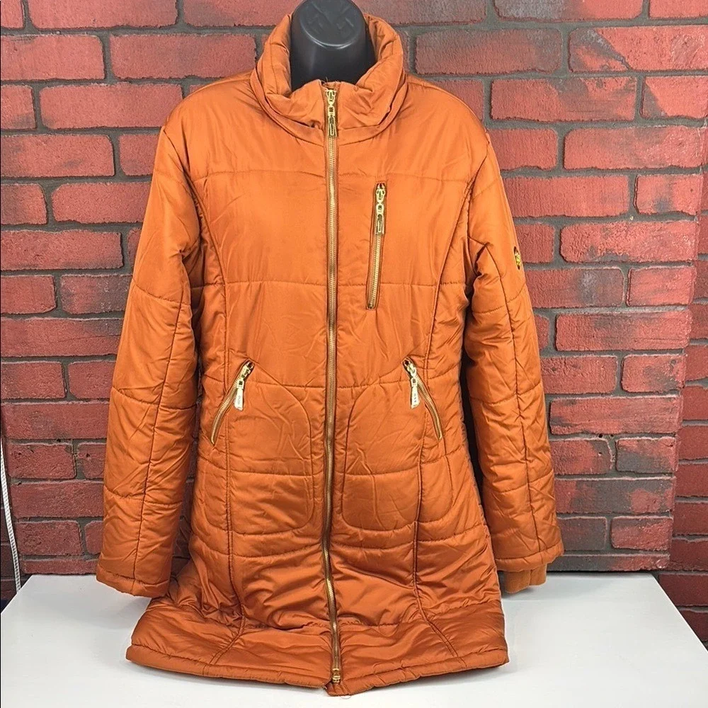 82‎ Fahrenheit Coat Women's Large Orange